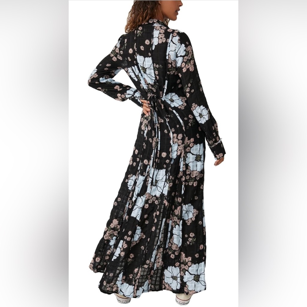 FREE PEOPLE Have It All Maxi Dress and Slip NWOT S M Cottagecore